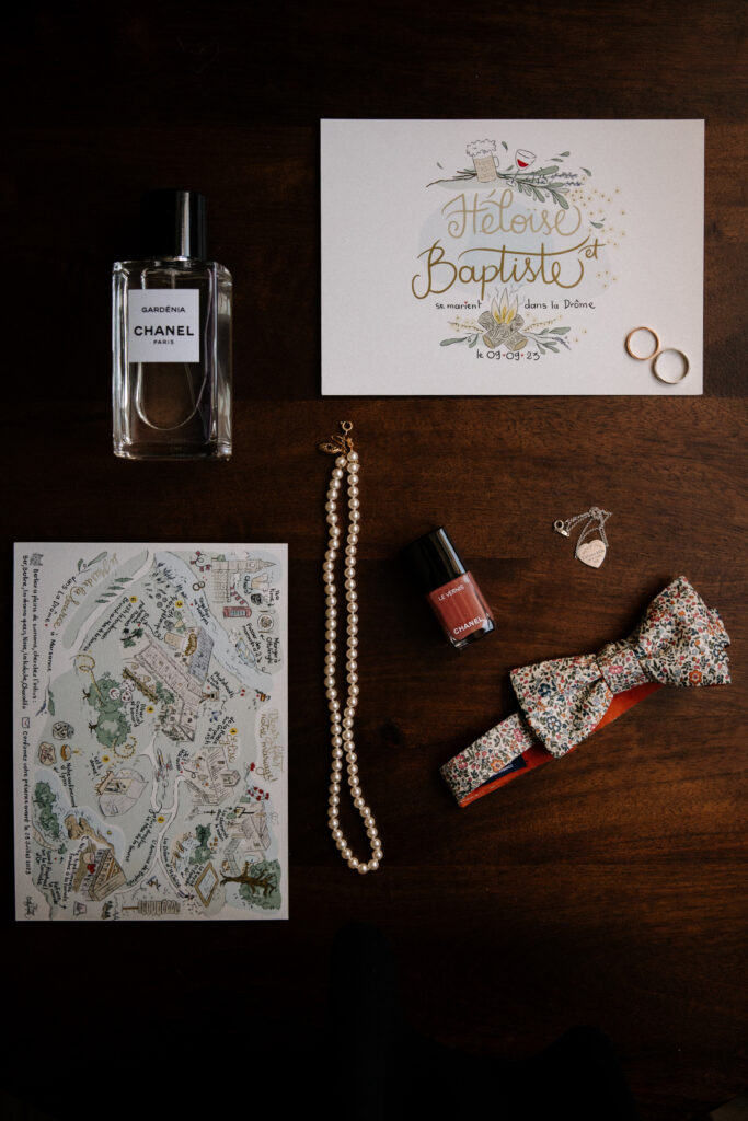 Faire-part de mariage personnalisé illustré