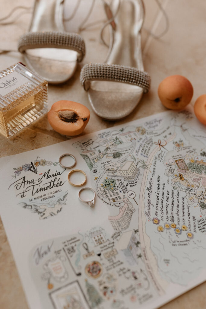 Illustrations sur mesure mariage