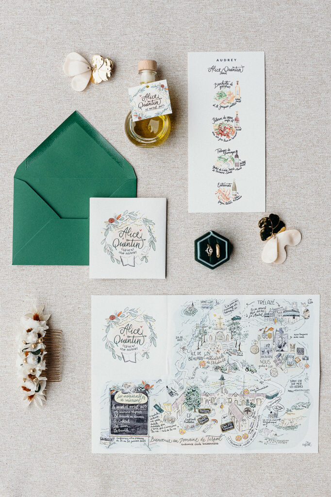 Faire-part de mariage personnalisé