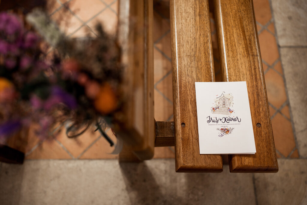 livret de messe joyeux avec des jolies illustrations